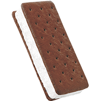 Photo of Giant Vanilla Ice Cream sandwich.