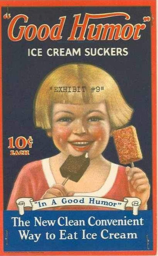 Vintage poster of Good Humor Ice Cream.