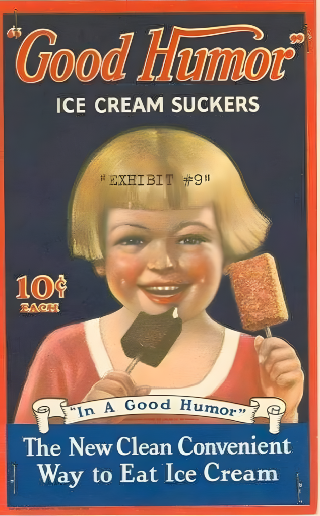 Vintage poster of Good Humor Ice Cream.